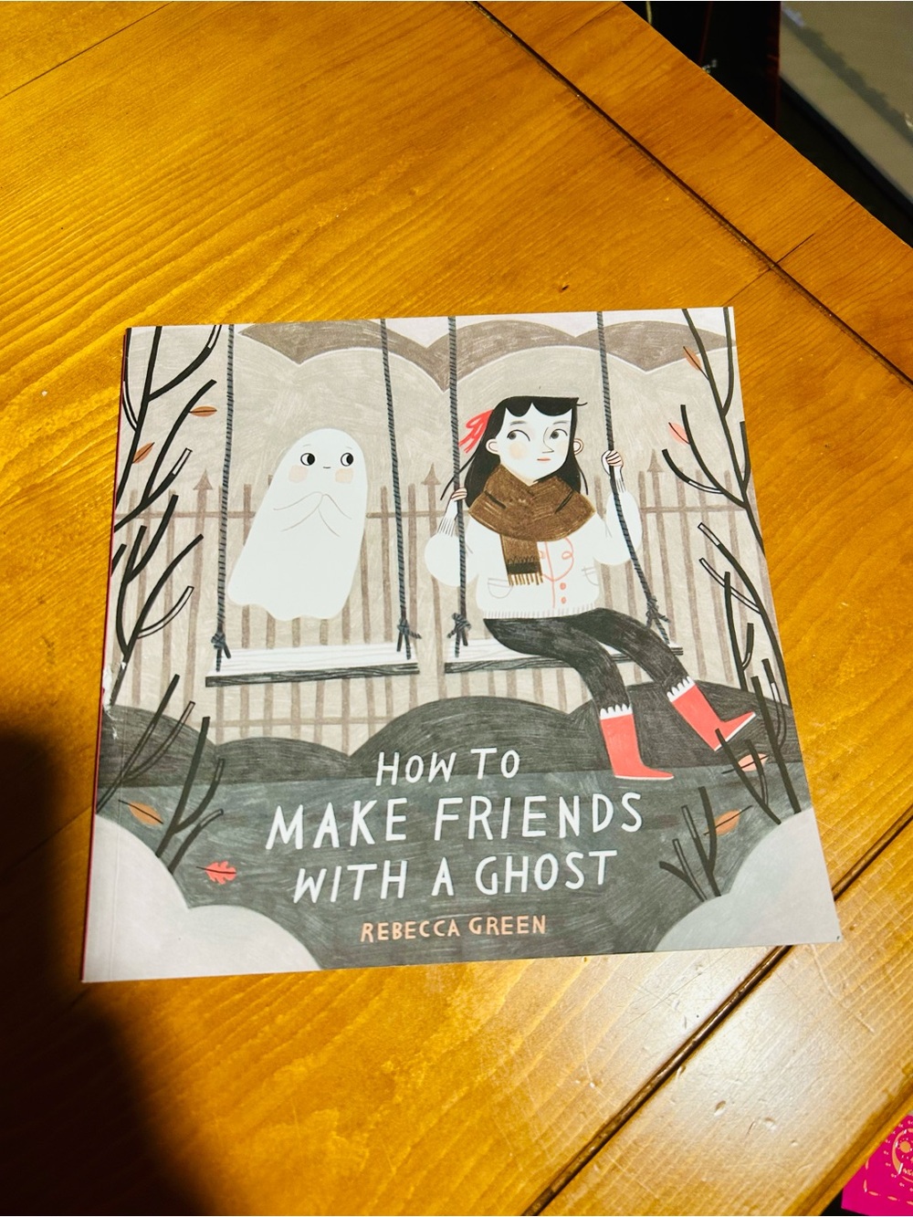 How to Make Friends with a Ghost paperback Halloween kids book